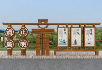 廉政宣传栏雕塑，法治文化宣传雕塑