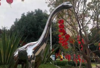 恐龙雕塑通用，花园小品，广场镜面恐龙雕塑厂家