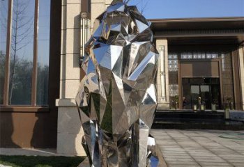 现代狮子雕塑承接，欧式风格，广场不锈钢狮子雕塑精选