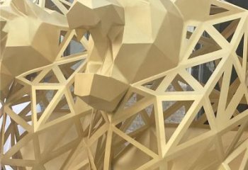 锻钢狮子雕塑选用，小区摆件，大型不锈钢狮子雕塑公司