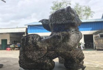 景区狮子雕塑供给，编织工艺雕塑，钢丝狮子雕塑制作