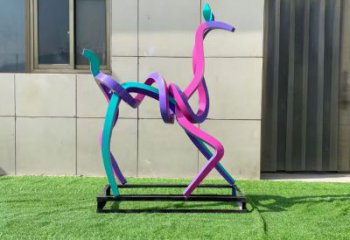 镂空小鹿雕塑