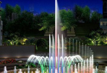花式跳动水帘喷泉雕塑