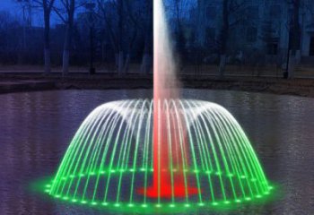 摇摆式喷泉水帘雕塑