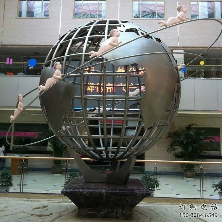 地球仪雕塑精品,景观概念,现代地球仪人物雕塑通用 地球仪雕塑精品,景观概念,现代地球仪人物雕塑通用