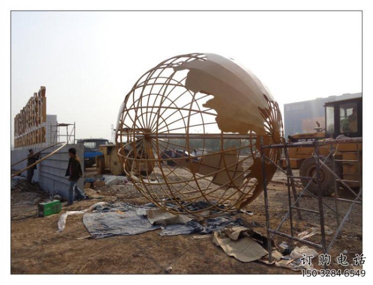 地球仪雕塑工程选用,美陈雕塑,烤漆地球仪雕塑制造商 地球仪雕塑工程选用,美陈雕塑,烤漆地球仪雕塑制造商