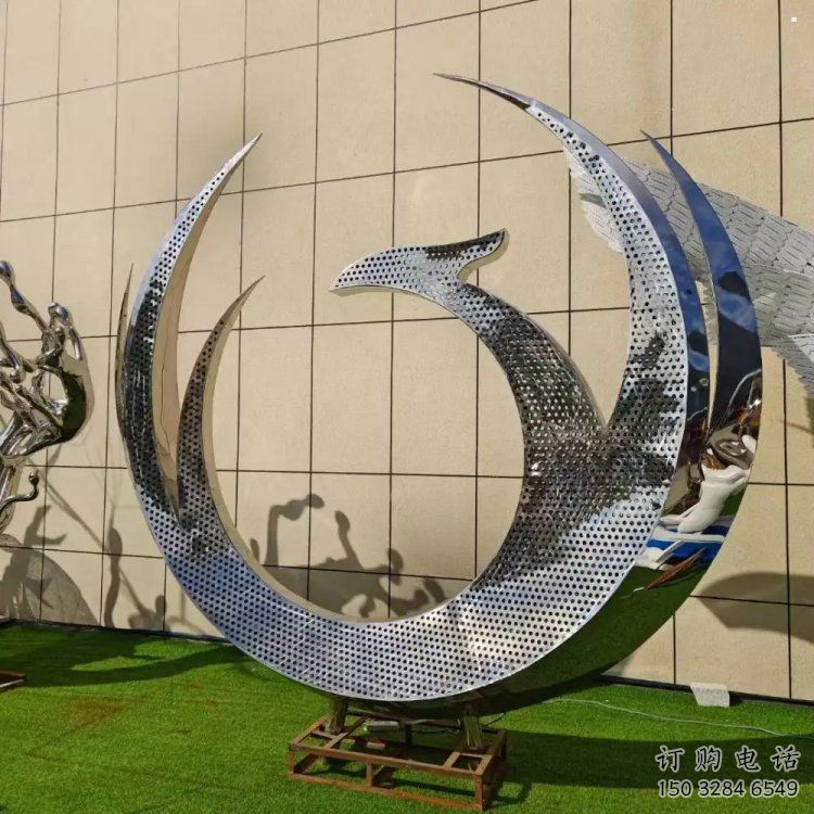 凤凰雕塑精品,景观概念,不锈钢凤凰圆环雕塑通用 凤凰雕塑精品,景观概念,不锈钢凤凰圆环雕塑通用