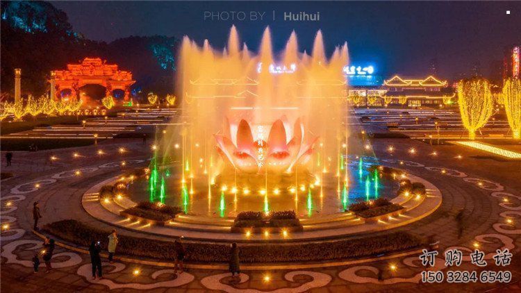 莲花雕塑精选，市标雕塑，金属莲花喷泉雕塑厂家