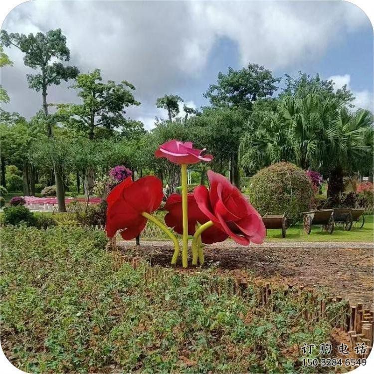 房地产玫瑰雕塑