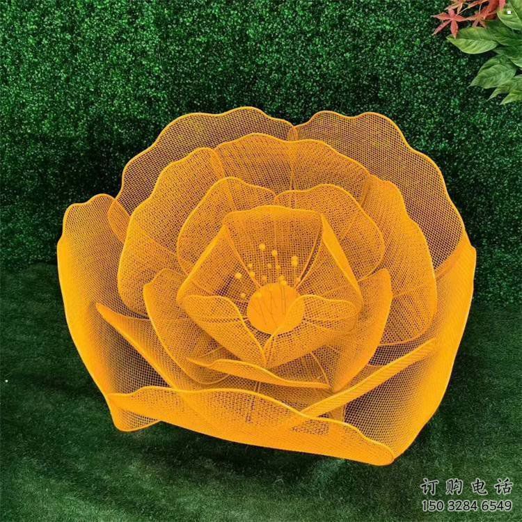 玫瑰花雕塑预定，锻造工艺，门口镂空玫瑰花雕塑指用