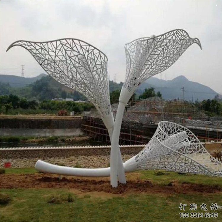 欧式喇叭花雕塑 欧式喇叭花雕塑