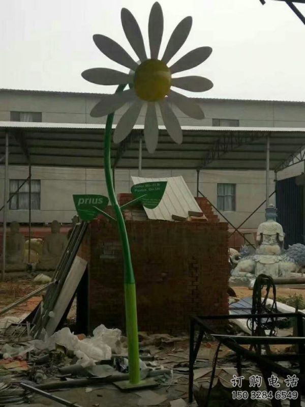 彩绘太阳花雕塑生产，景区案例，彩绘太阳花雕塑优选