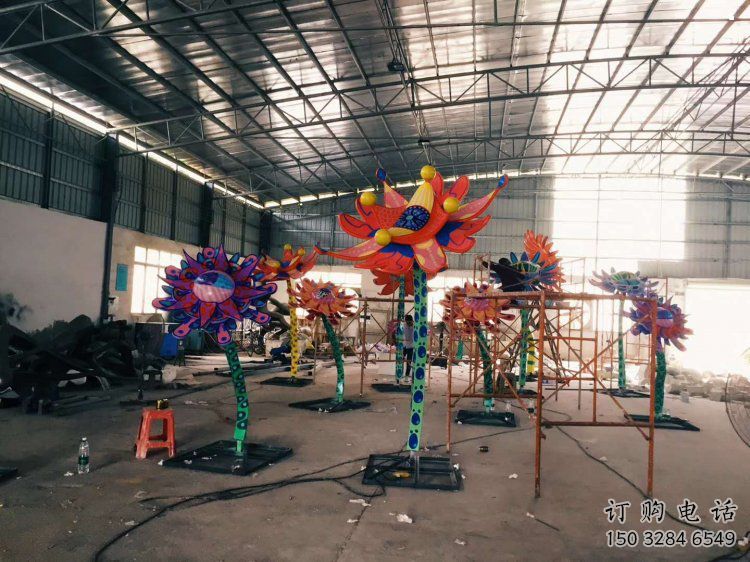景观太阳花雕塑供需，广场雕塑，园林太阳花雕塑定制