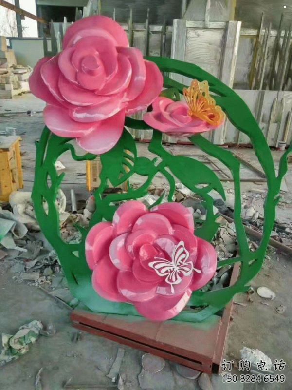 月季雕塑特供,白钢构件,景观月季花朵雕塑供应 月季雕塑特供,白钢构件,景观月季花朵雕塑供应