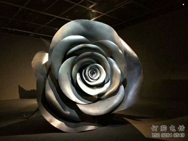 月季花雕塑优选,白钢构件,景观不锈钢月季花雕塑工程 月季花雕塑优选,白钢构件,景观不锈钢月季花雕塑工程
