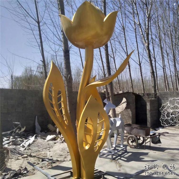 拉丝月季花雕塑 拉丝月季花雕塑