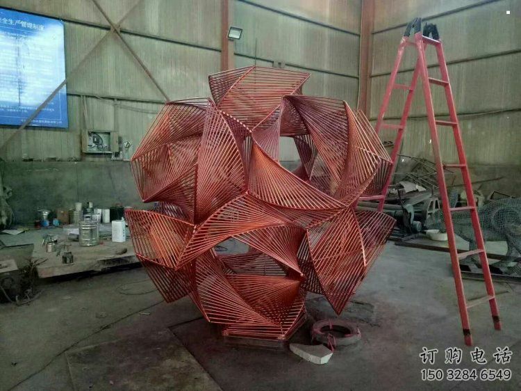 户外花球摆放通用,陆地摆件,不锈钢花球雕塑制作厂家 户外花球摆放通用,陆地摆件,不锈钢花球雕塑制作厂家