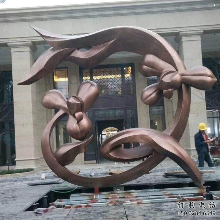兰花雕塑工程供应,美陈雕塑,铸铜兰花花朵雕塑厂家 兰花雕塑工程供应,美陈雕塑,铸铜兰花花朵雕塑厂家