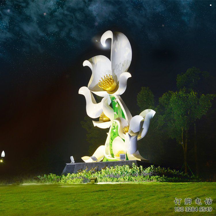 兰花雕塑精选,美陈雕塑,锻钢兰花花朵雕塑通用 兰花雕塑精选,美陈雕塑,锻钢兰花花朵雕塑通用