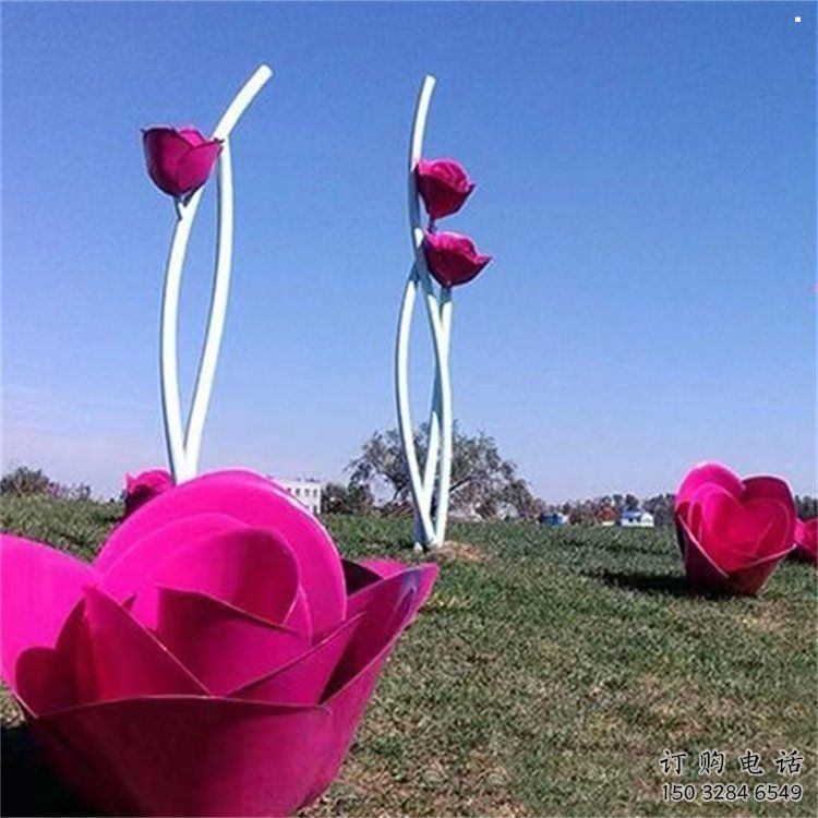 牡丹花雕塑优选，圆雕体系，牡丹花花朵雕塑选定