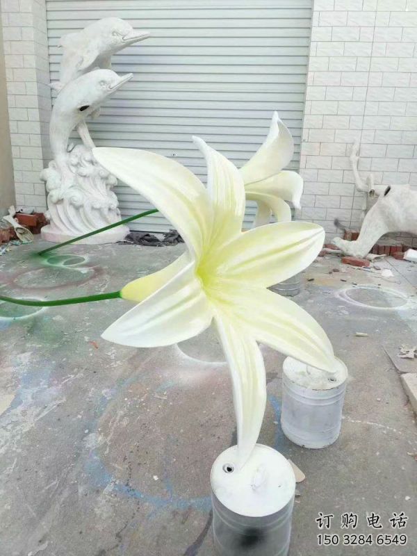 创意兰花雕塑