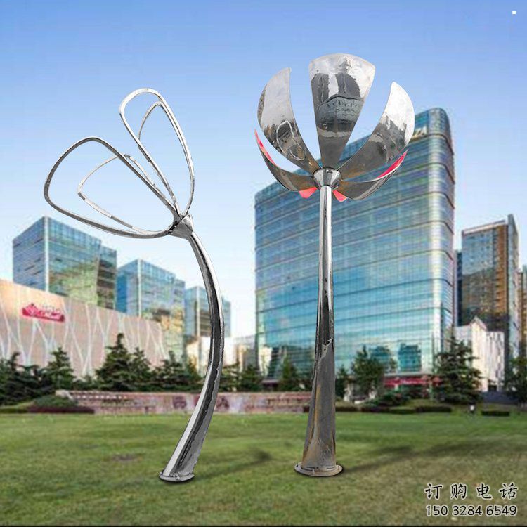 百合花雕塑通用,街景小品,不锈钢百合花雕塑制造厂家 百合花雕塑通用,街景小品,不锈钢百合花雕塑制造厂家