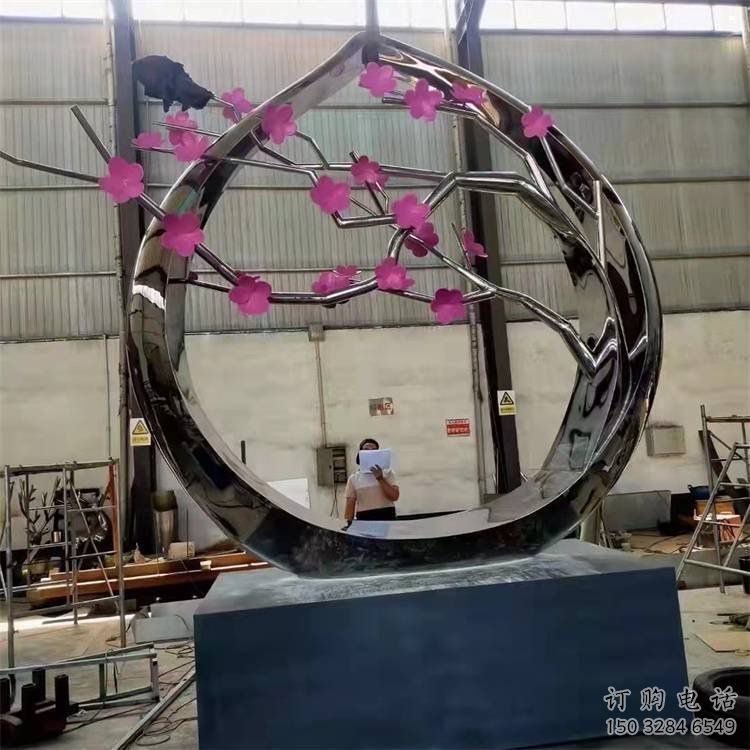 社区梅花雕塑常用,景观概念,梅花雕塑异型展品 社区梅花雕塑常用,景观概念,梅花雕塑异型展品
