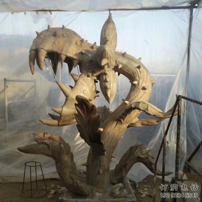 食人花雕塑制作,户外雕塑,景观食人花雕塑选用 食人花雕塑制作,户外雕塑,景观食人花雕塑选用