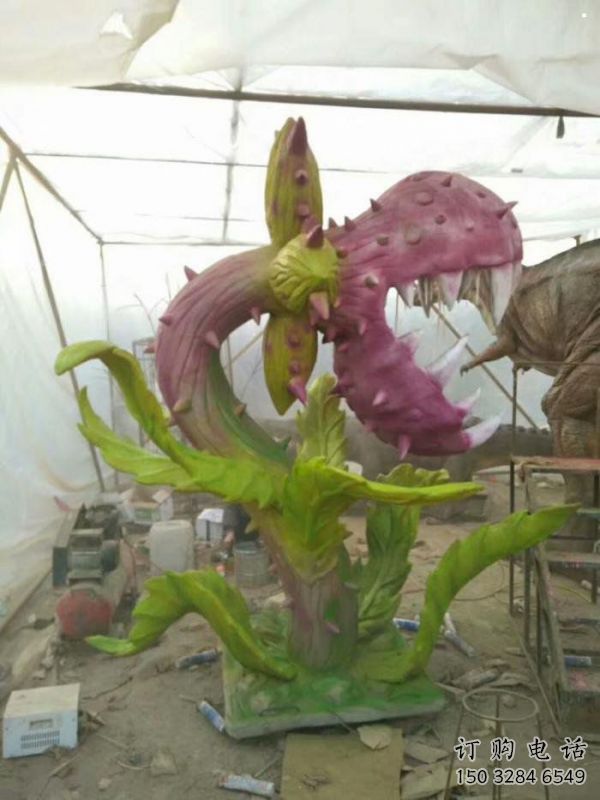 食人花雕制作,广场系列,彩绘食人花雕塑优选 食人花雕制作,广场系列,彩绘食人花雕塑优选