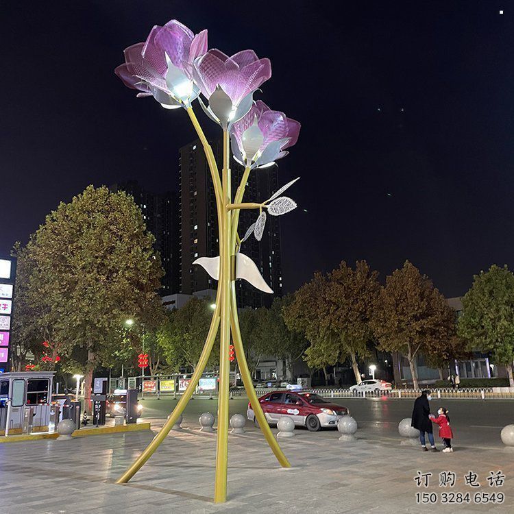紫丁香雕塑工厂选用，街道标识，紫丁香雕塑批发