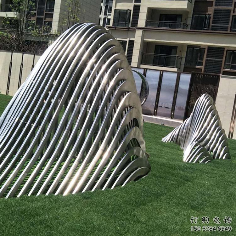 假山街头雕塑，美陈艺术，抽象景观假山雕塑生产商