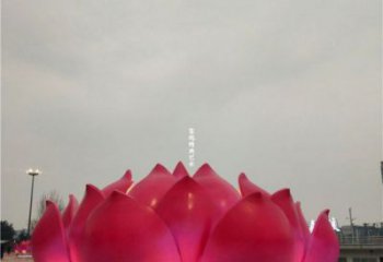 莲花雕塑厂家精选，彩钢制作，水景莲花喷泉雕塑标准