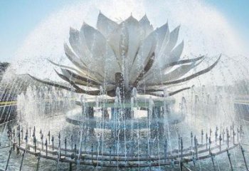 莲花雕塑定做，美陈雕塑，莲花喷泉雕塑厂家精品