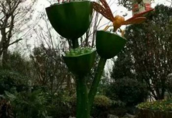 园林莲藕雕塑