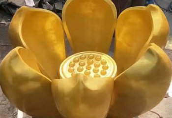 莲花雕塑预定，美陈雕塑，景观铜莲花雕塑选用