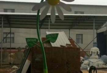 现代太阳花雕塑承接，欧式风格，广场太阳花雕塑精选