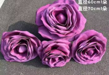 大型商场月季花雕塑