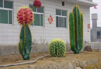 仙人棒雕塑精选，透雕系列，仿真仙人棒雕塑提供