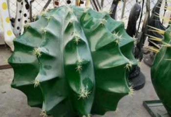 别墅区仙人掌雕塑