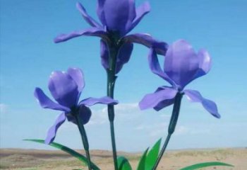 兰花雕塑通用，户外雕塑，不锈钢兰花雕塑厂家