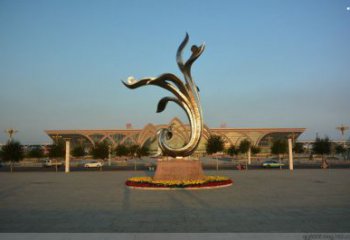 大型兰花雕塑