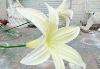 喷漆兰花雕塑