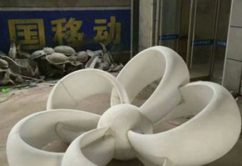 金银花雕塑专供，美陈雕塑，不锈钢金银花雕塑预定