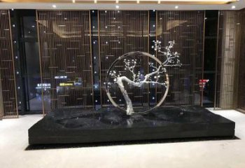 园林梅花雕塑预定，城区小品，民俗梅花雕塑制造商