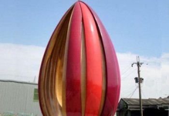 郁金香雕塑定价，街景小品，不锈钢郁金香雕塑工厂