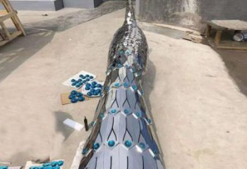 孔雀雕塑优选，陆地摆件，不锈钢孔雀雕塑厂家供给