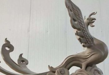 景观孔雀雕塑制作，标识雕塑，铜孔雀雕塑生产