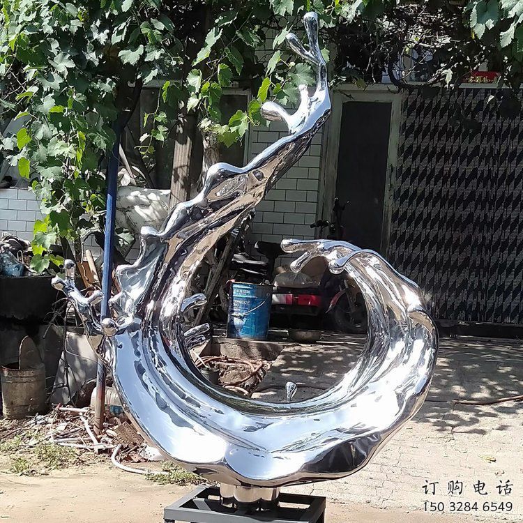 波浪雕塑提供,多彩艺术,中式不锈钢波浪雕塑通用 波浪雕塑提供,多彩艺术,中式不锈钢波浪雕塑通用