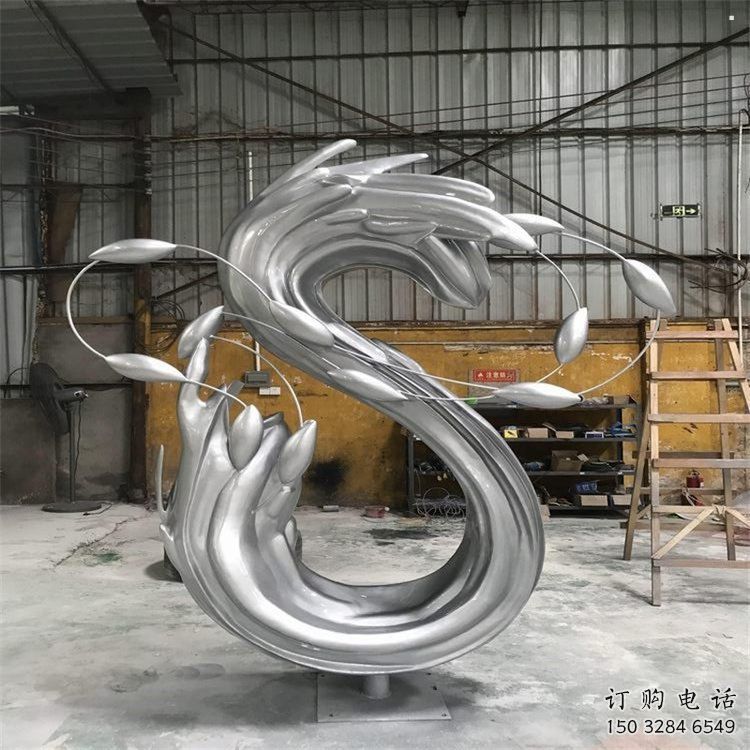 公园海浪雕塑,喷砂发光雕塑,锻造工艺 公园海浪雕塑,喷砂发光雕塑,锻造工艺