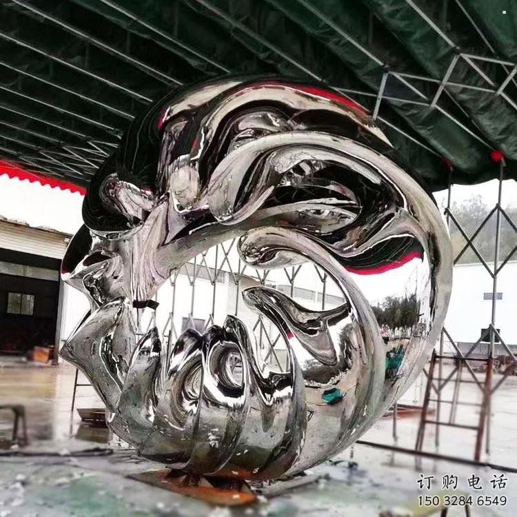 几何水花雕塑
